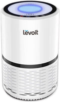 Air Purifier for Home, AHAM Verifide, High-Efficiency Filter for Smoke, Dust, Pollen, and Odors in Bedroom, Office, or Nursery, Optional Night Light, Quiet Operation, LV-H132, White