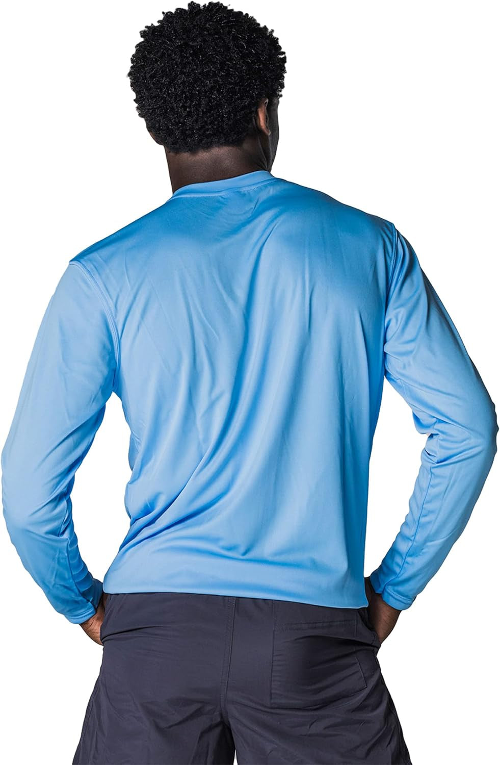 Men'S Outdoor UPF 50+ Long Sleeve T-Shirt, UV Sun Protection for Fishing, Running, Hiking